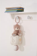 Mothercare Musical Pull Teddy Bear Toy | Neutral Baby Nursery Toy