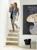 BabyDan Guard Me Auto Foldable Compact 55-89cm Folding Safety Stair Gate White